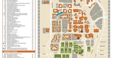 University of Texas mapa Dallas
