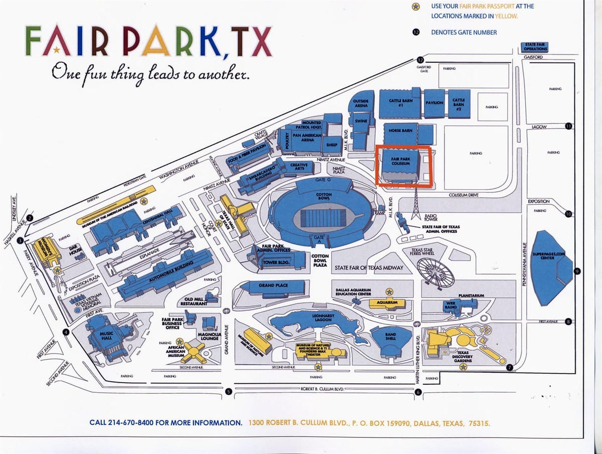Dallas world aquarium mapě