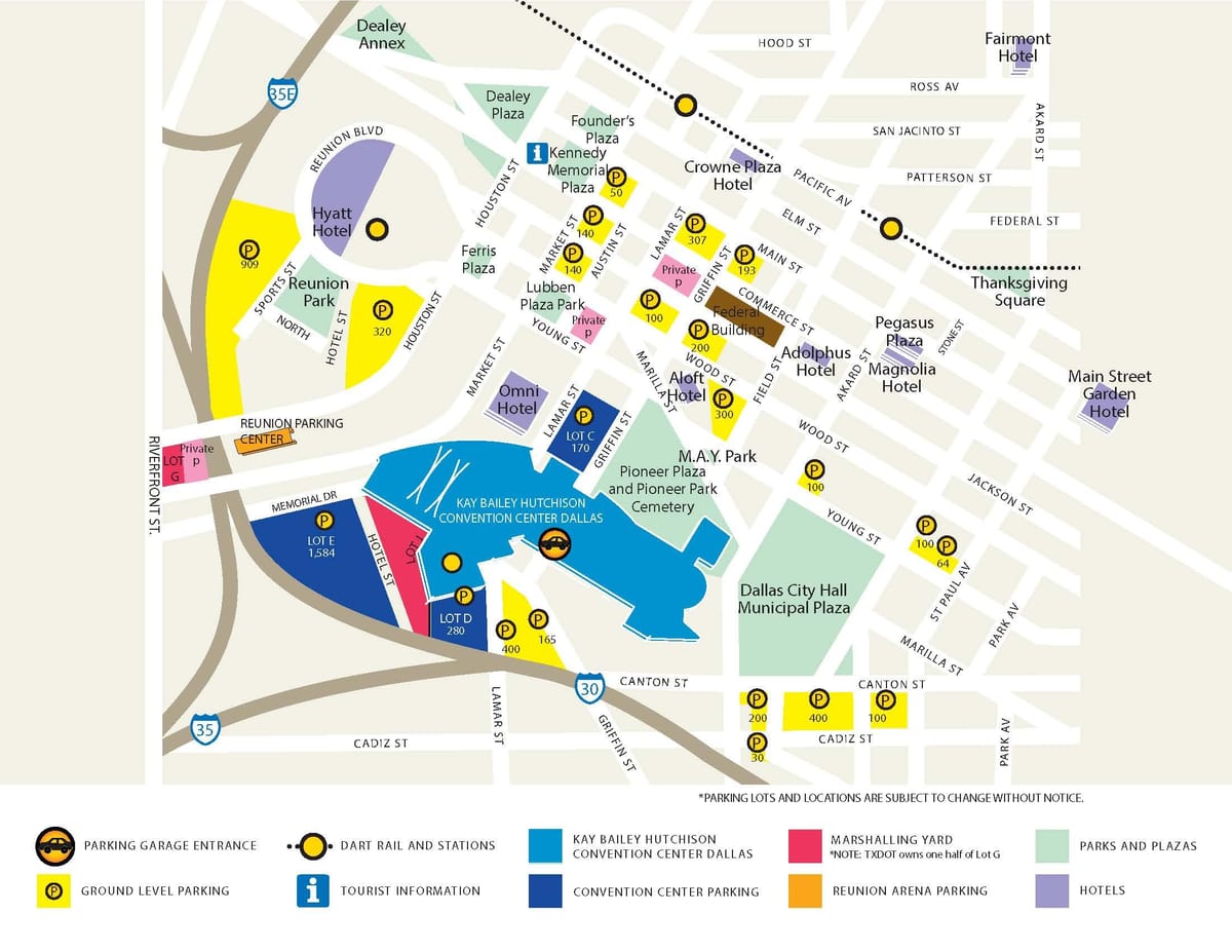 mapa medical city Dallas mapě