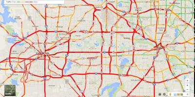 Mapa Dallasu provozu