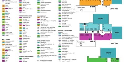 Nákupní centrum Galleria Dallas mapě