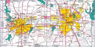 Mapa north Dallas